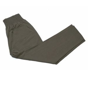 Emme Everyday Transitional Maternity smocked linen pant